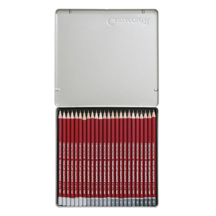 Fine Art Graphite Pencil set of 24 Brevillier's Creatacolor