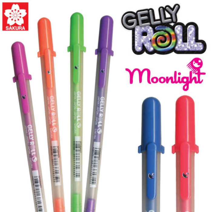 Sakura Gelly Roll Moonlight Pack of 12 coloured Pens