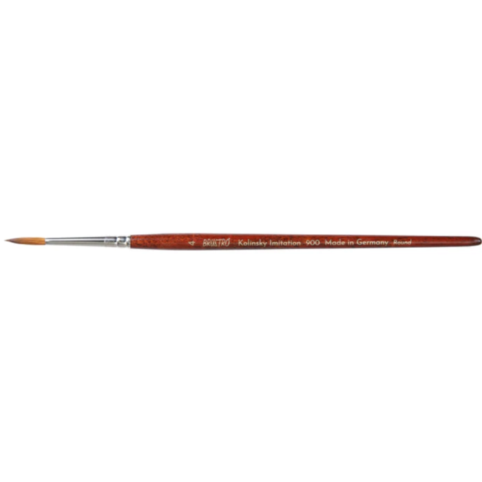 Kolinsky Imitation Travel Round Brush Size 4