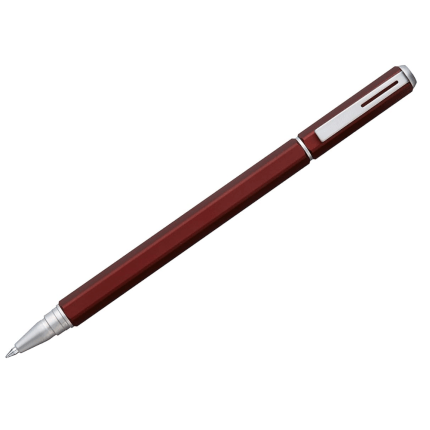 Pentel Energel Hexagonal 0.7 MM Metal Body Gel Roller Pen (Brown Body)