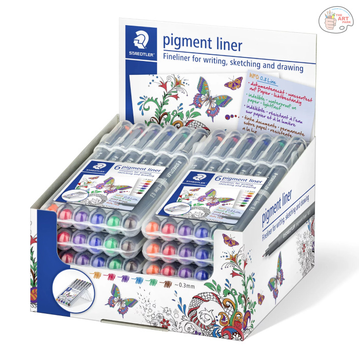Staedtler 6 pigment liner 308 Fineliner 0.5mm