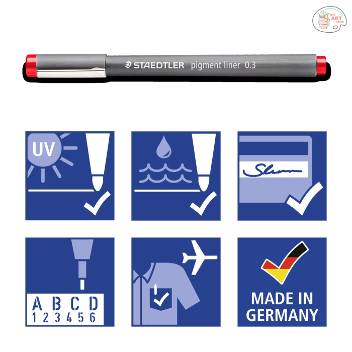 Staedtler 6 pigment liner 308 Fineliner 0.5mm