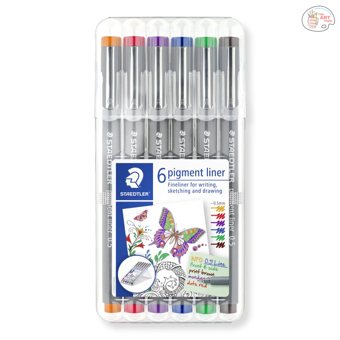 Staedtler 6 pigment liner 308 Fineliner 0.5mm
