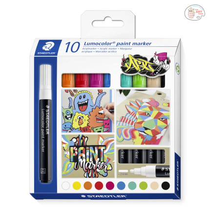 Staedtler 10 Lumocolor paint marker paint marker acrylic marker