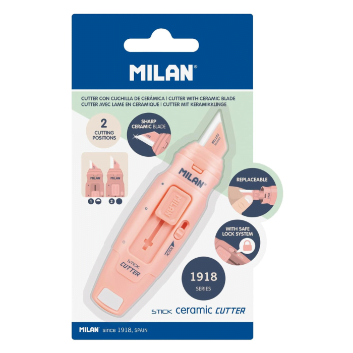 Milan Stick Ceramic Cutter - Pink
