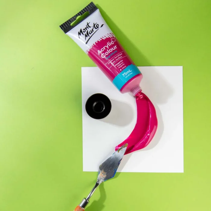 Acrylic Colour Paint Signature 75ml (2.5 US fl.oz) Tube - Magenta SKU: MSCH7513