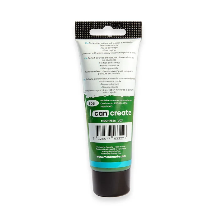 Acrylic Colour Paint Signature 75ml (2.5 US fl.oz) Tube - Sap Green SKU: MSCH7526