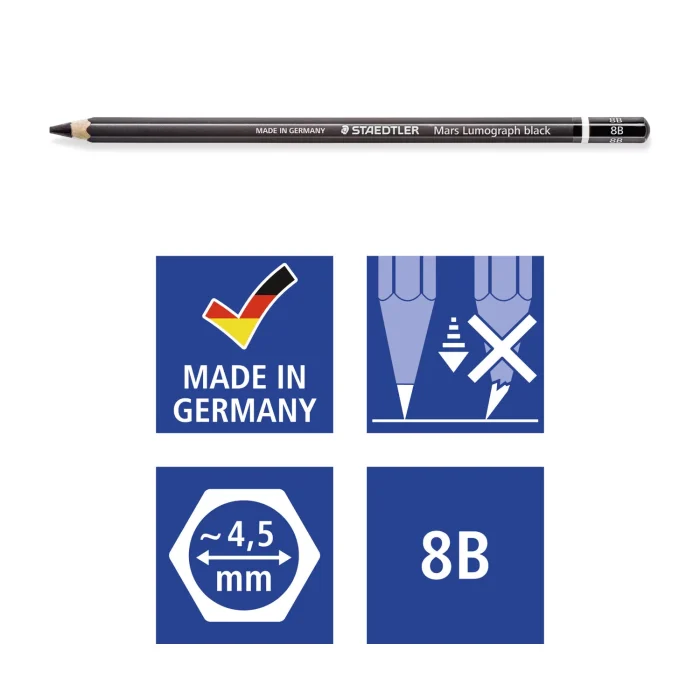 STAEDTLER Mars Lumograph black 100B 8B-GRADE