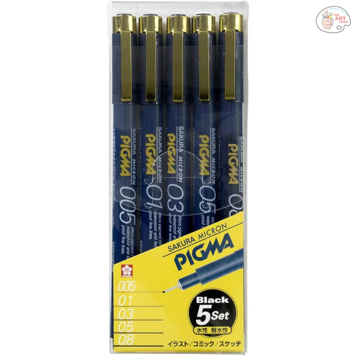 Sakura Pigma Micron Pen - ESDK - Black Sets